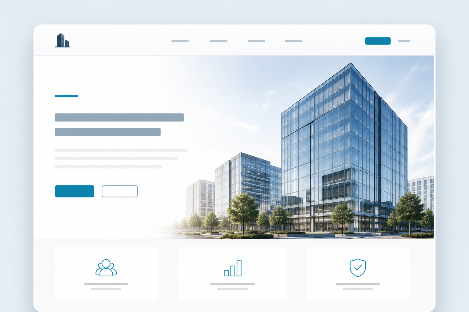 Site corporate moderne